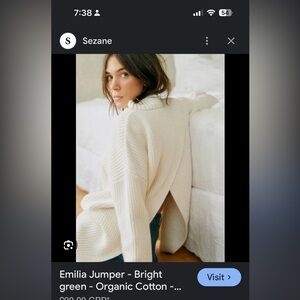 Sezane Emilia Jumper size S